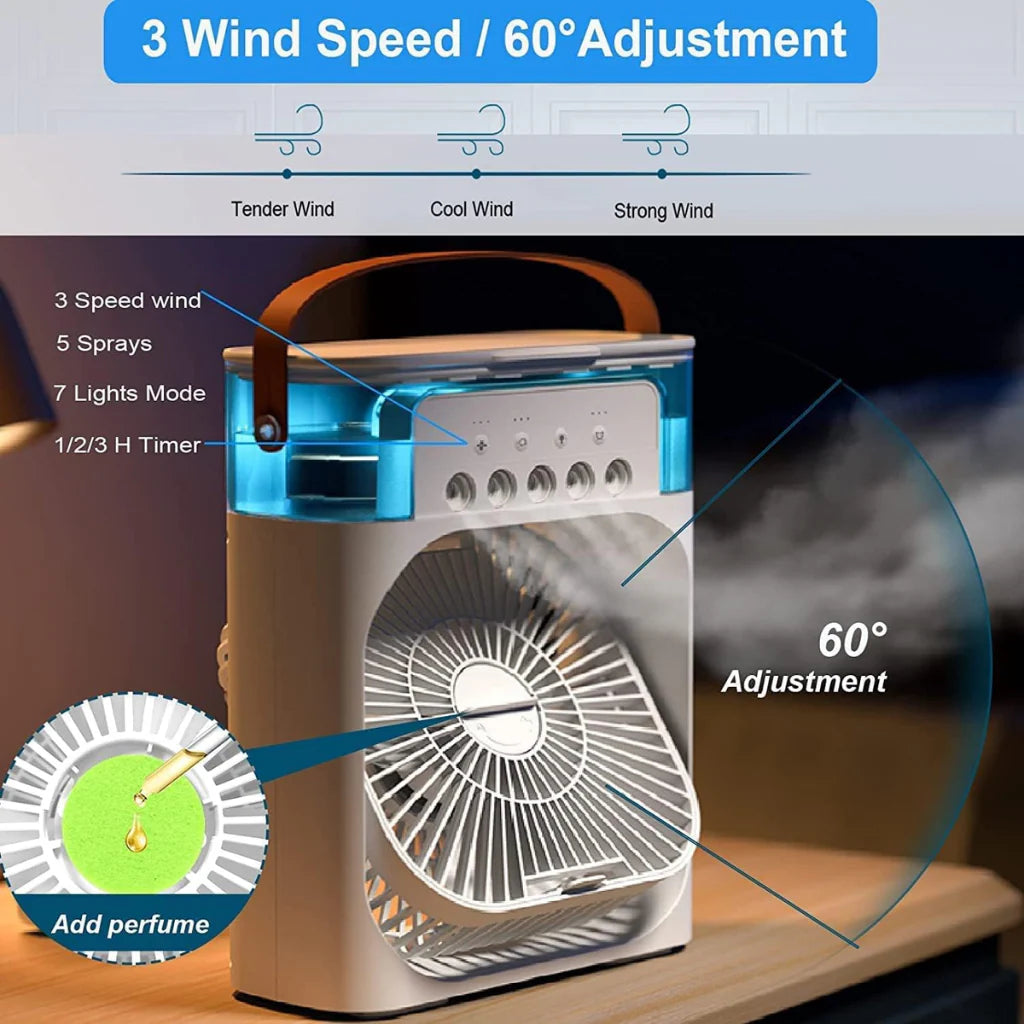 ๐Mini Cooler Fan โ Portable USB Air Conditioner & Desk Cooling Fan